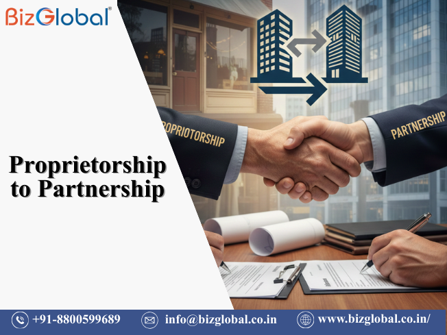 Proprietorship to Partnership